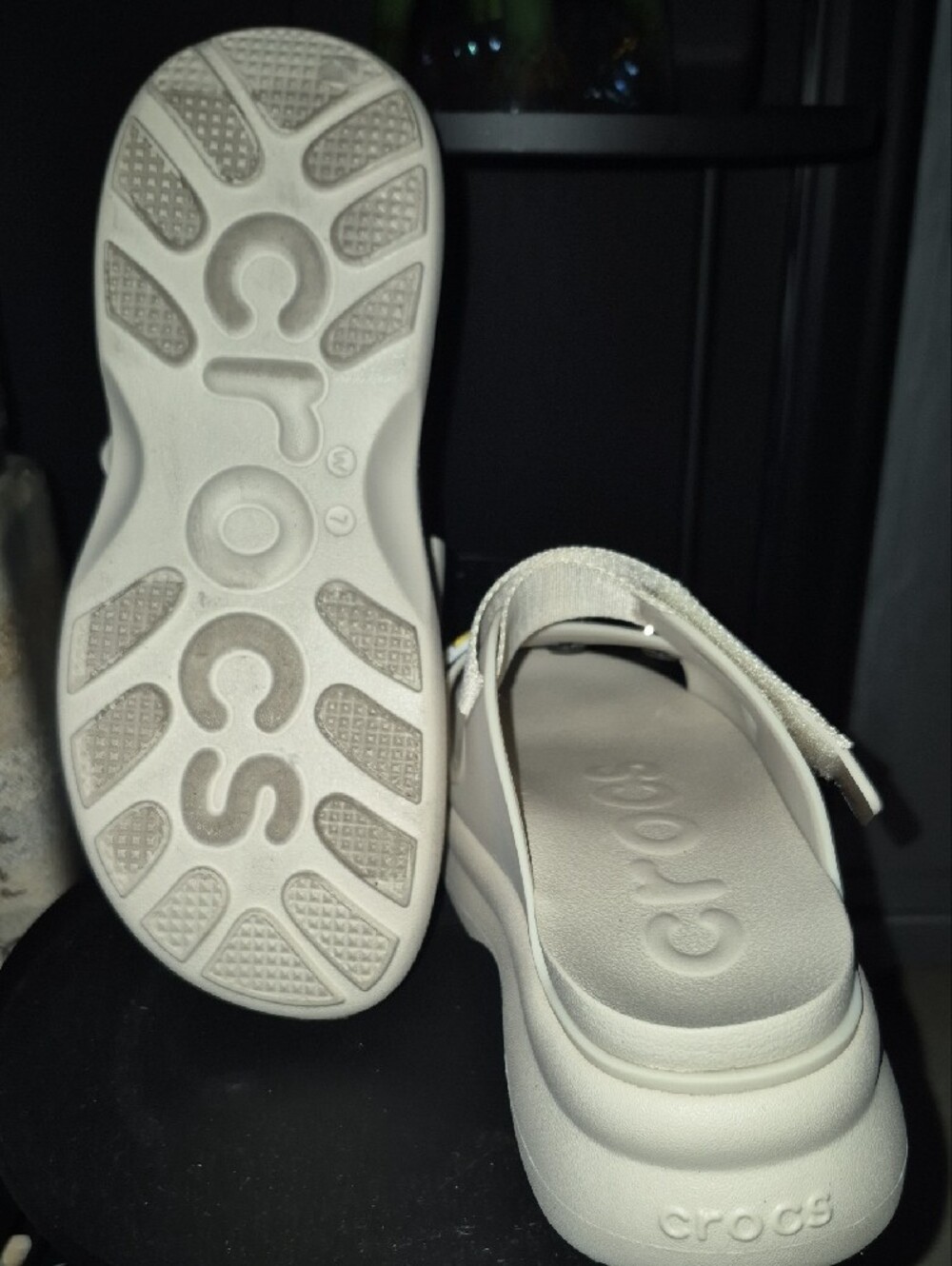 CROCS Soho Two Strap Platform Sandals (Jibbets Not Included) - Picture 4 of 5